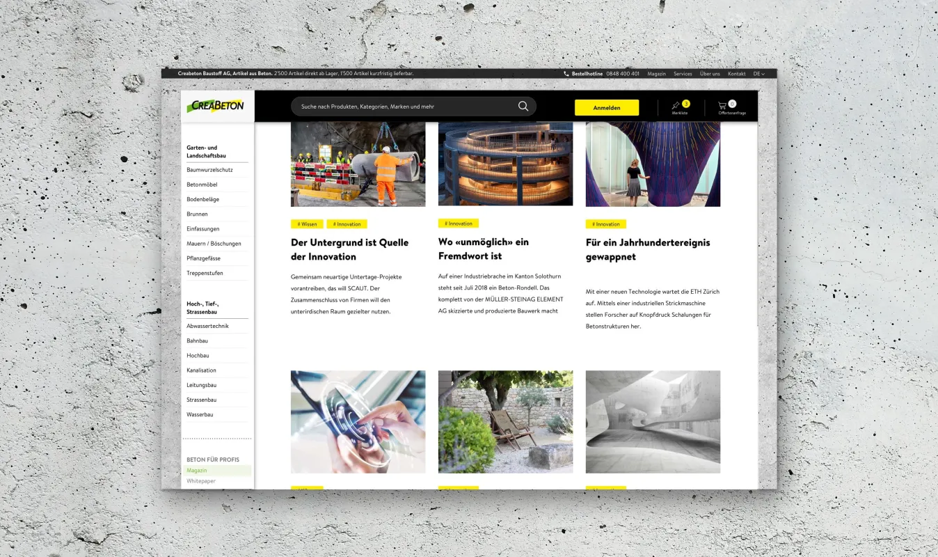 Neustadt gruppe ag Referenzen creabeton baustoff ag slider 03