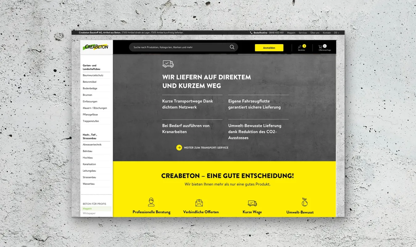 Neustadt gruppe ag Referenzen creabeton baustoff ag slider 13