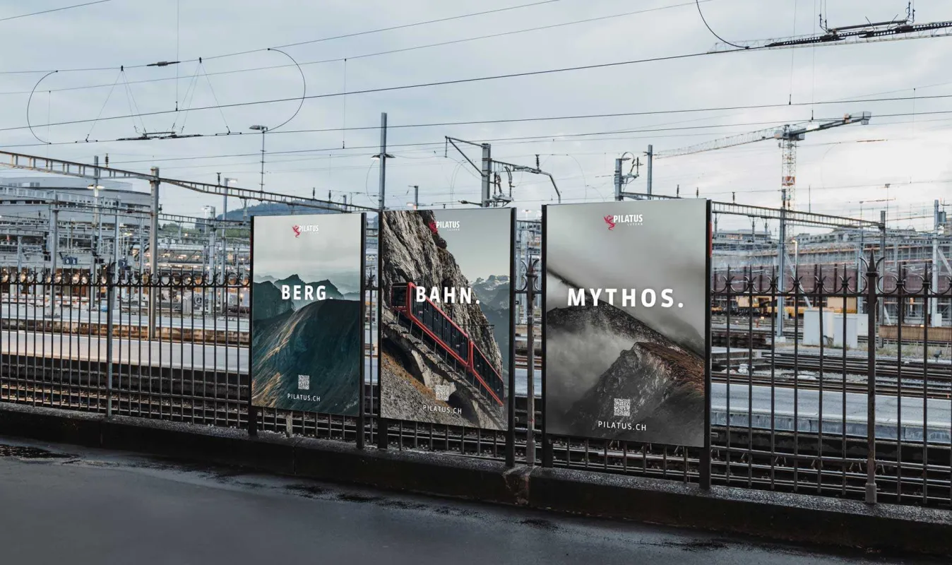 Neustadt Content Design Pilatus Berg Bahn Mythos Plakat 01