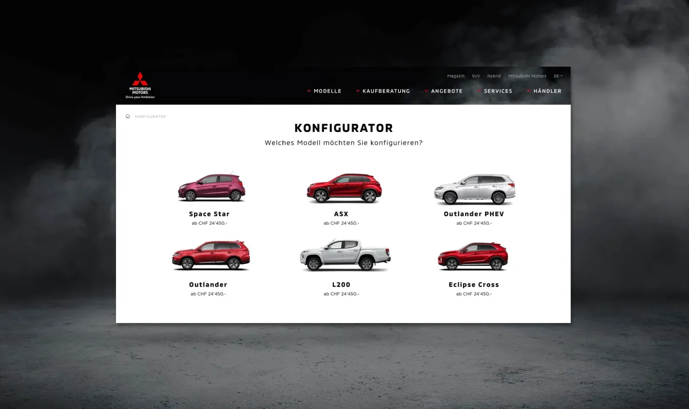 Neustadt gruppe ag referenz mitsubishi motors schweiz konfigurator01 4fd58832957461414b1ecebcf62f83d4